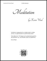 Meditation Flute and Piano - P.O.D. cover